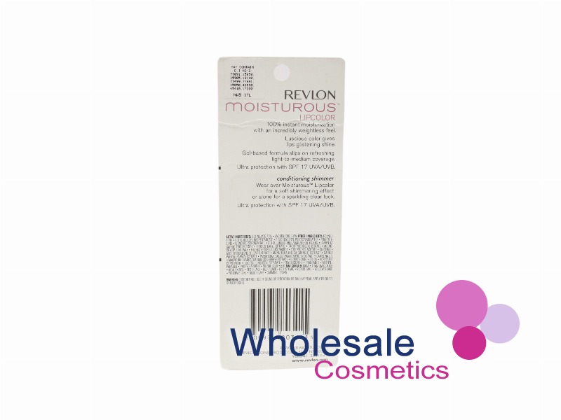 6 x Revlon Moisturous Lip Color Duo - 190 WET WET RED AND CONDITIONING SHIMMER